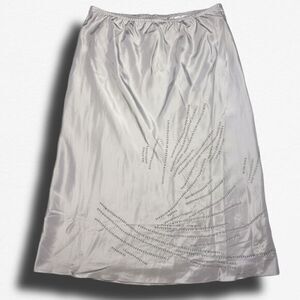 Size 10 Vintage‎ Banana Republic Silk Beaded Midi Skirt